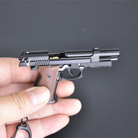 Thumbnail for Mini Beretta M92 Shell Ejection Toy Gun Keychain