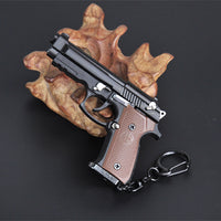 Thumbnail for Mini Beretta M92 Shell Ejection Toy Gun Keychain