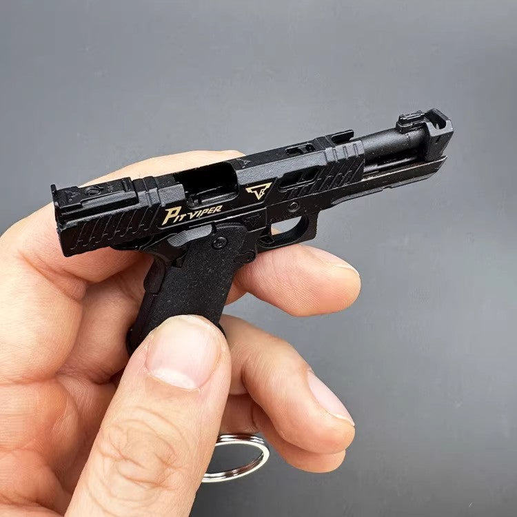 Mini Combat Master 2011 Shell Ejection Toy Gun Keychain