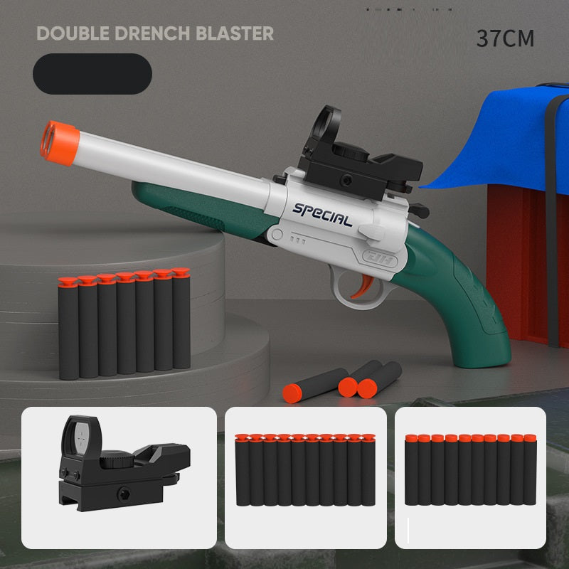 S686 Double Barrel Soft Bullet Shotgun Toy Gun