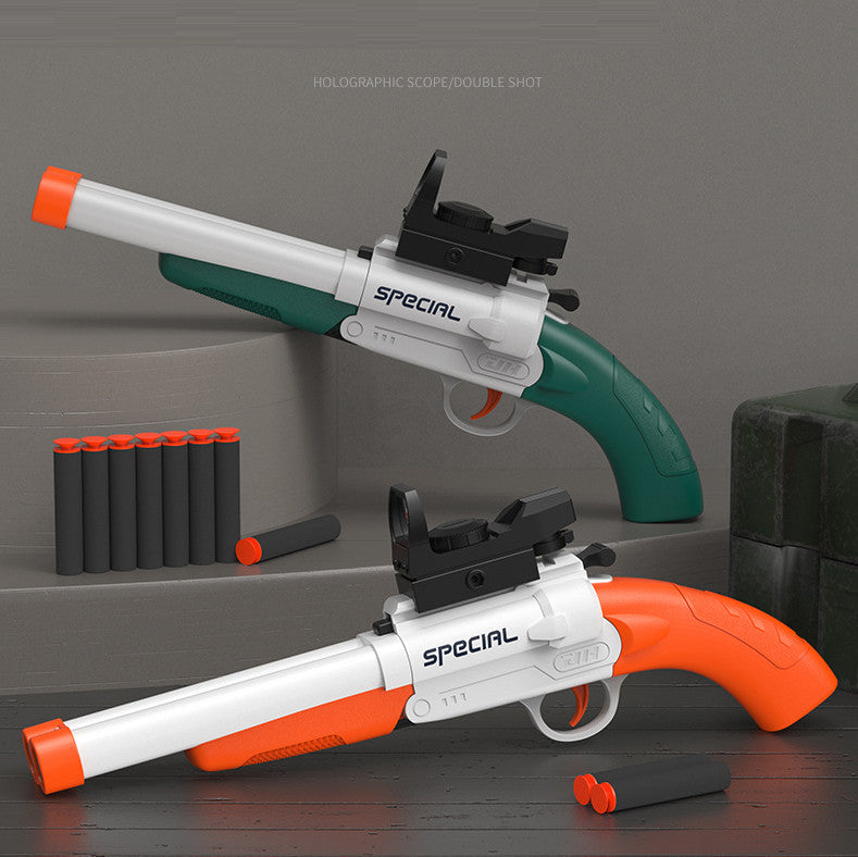 S686 Double Barrel Soft Bullet Shotgun Toy Gun