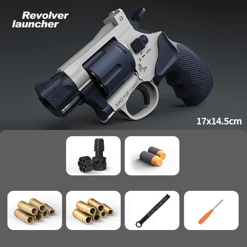 Smith & Wesson M327 Revolver Soft Bullet Toy Gun