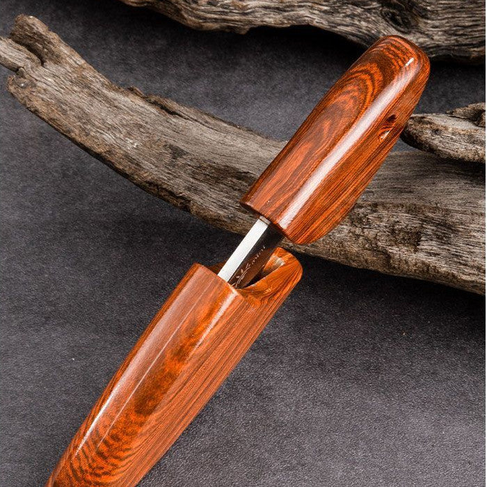 Wooden Fish Shaped Pocket Knife