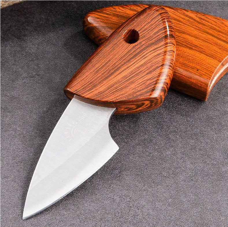 Wooden Fish Shaped Pocket Knife