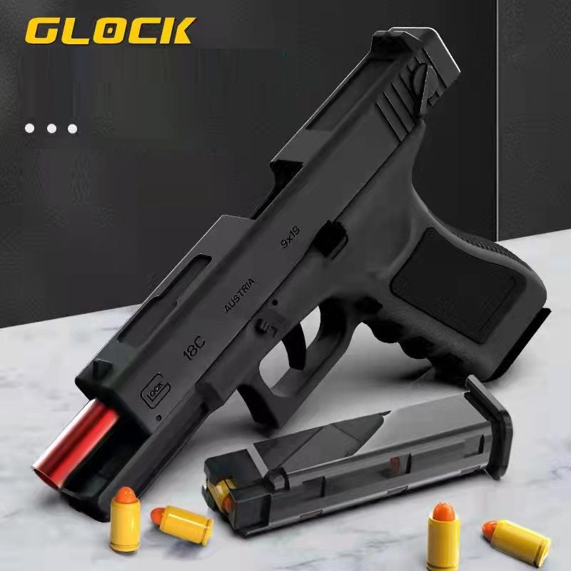 Glock 18C Auto Shell Ejection Blowback Toy