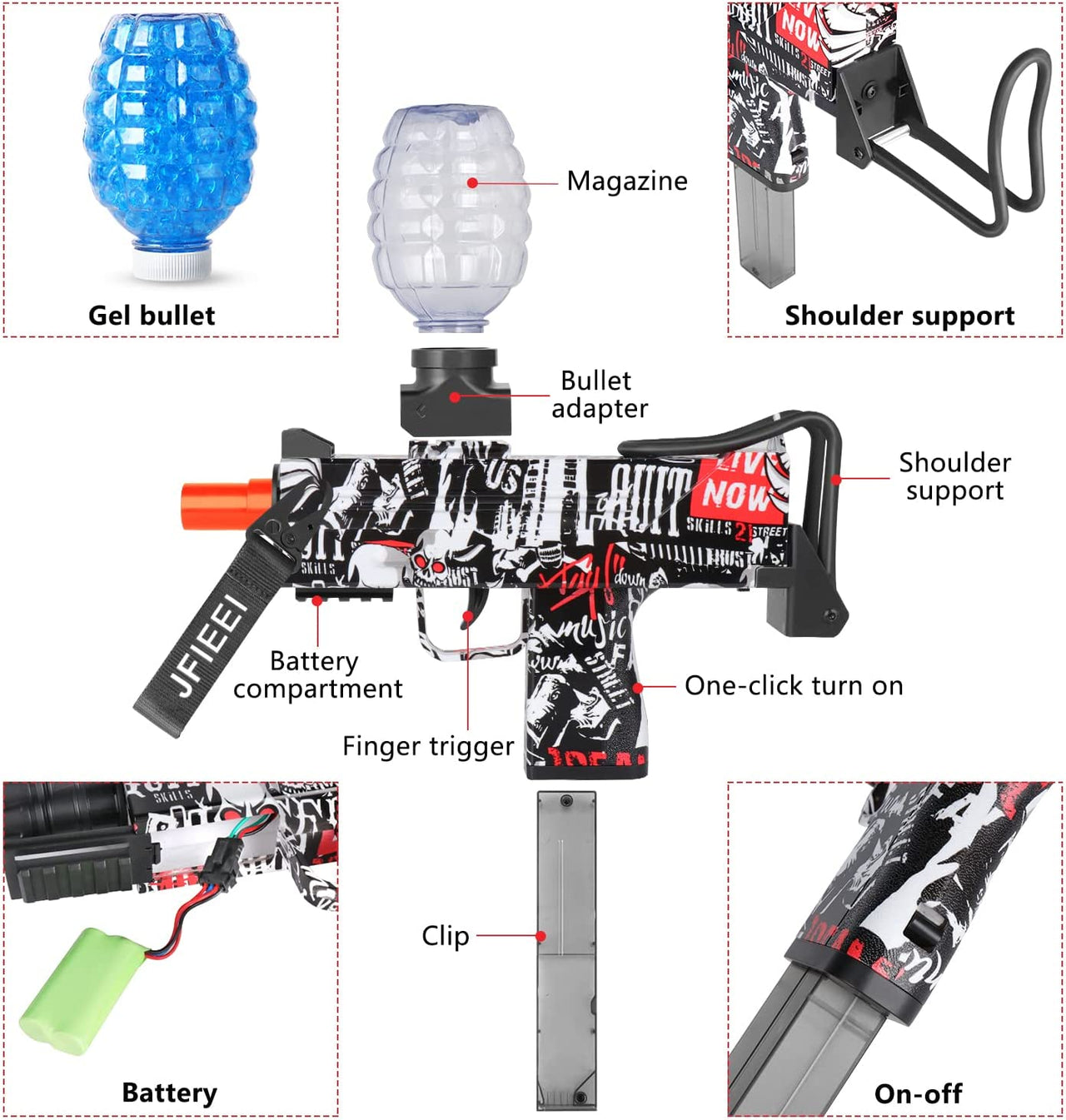 UZI Electric Gel Blaster